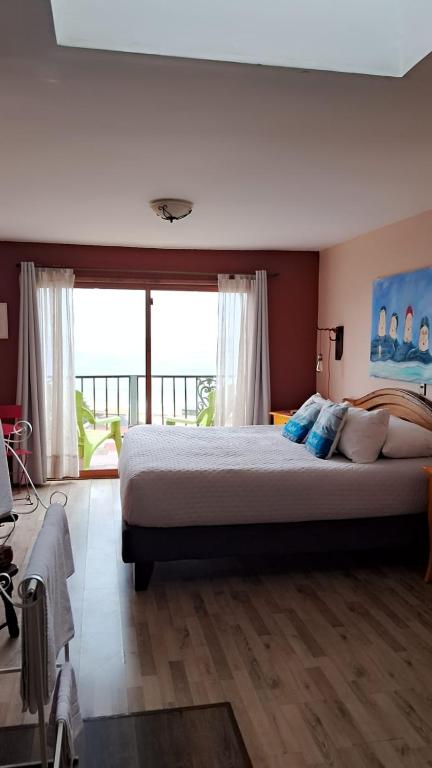 Postel nebo postele na pokoji v ubytování Cinque Colori Bed & Breakfast- Spa