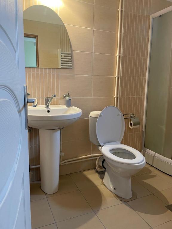 Koupelna v ubytování B&B Bebinac
