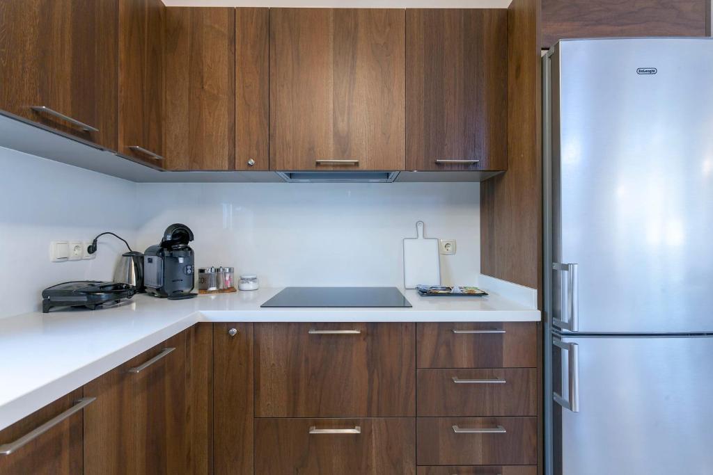 Kuchyňa alebo kuchynka v ubytovaní Marinas Villas