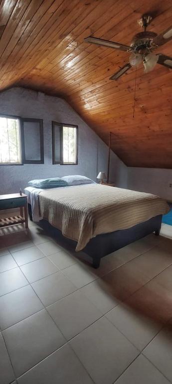 Postel nebo postele na pokoji v ubytování Cabañas Virazon Aguas Dulces