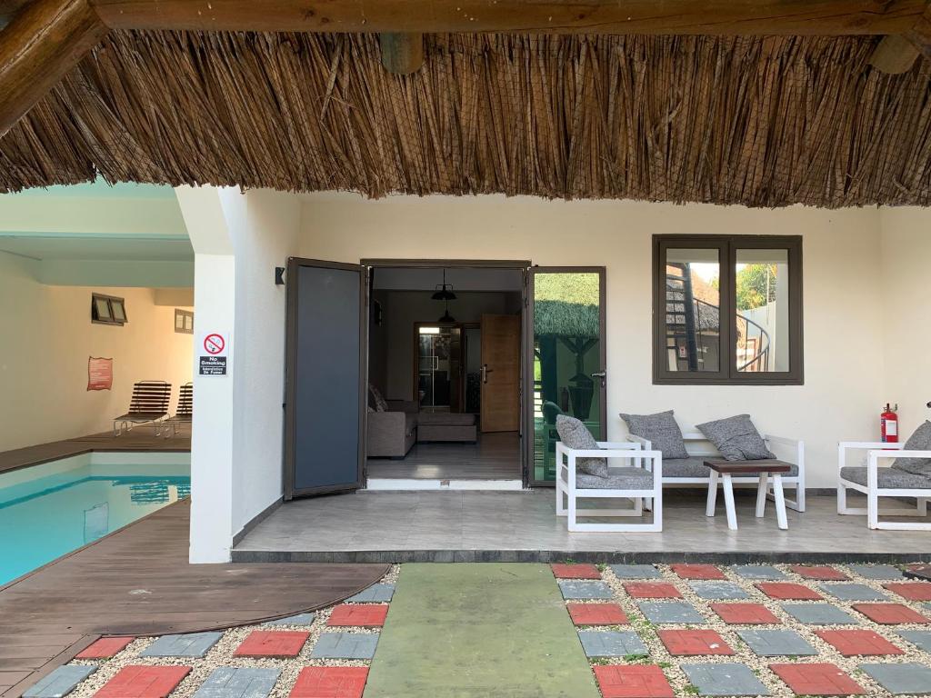 Patio nebo venkovní prostory v ubytování TheLight Villa
