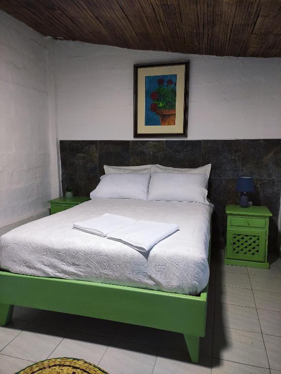 Postel nebo postele na pokoji v ubytování Finca San Alejandro