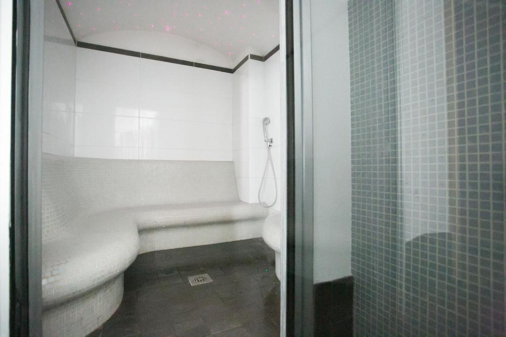 Koupelna v ubytování Hotel Smeraldo