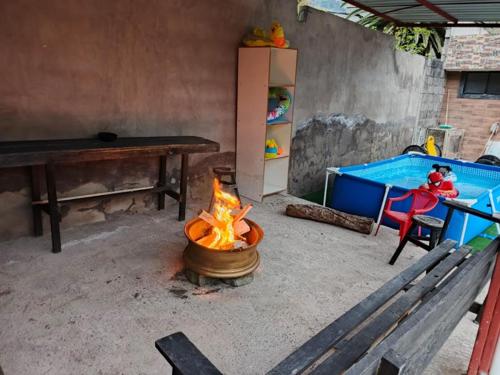 Děti v ubytování Hermosa casa rodeada de naturaleza