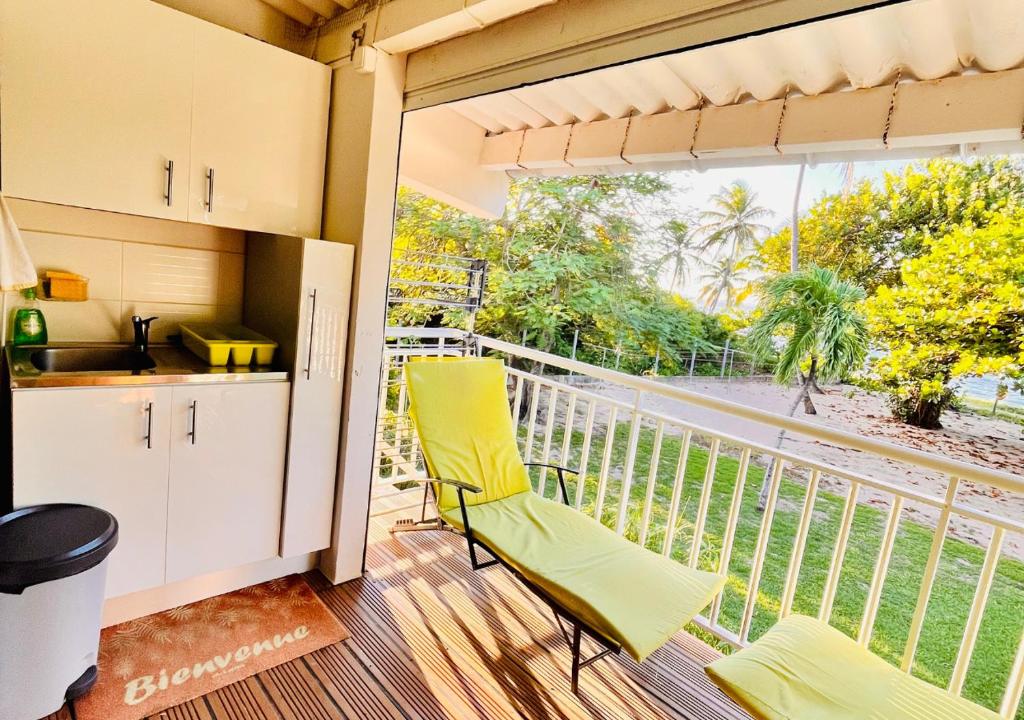 Balkón nebo terasa v ubytování Studio Émeraude - Vue mer - 6 personnes