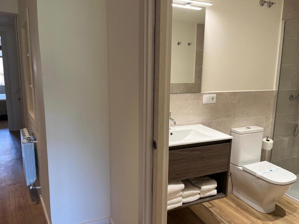 Koupelna v ubytování Apartament BOIX de Molló Parc