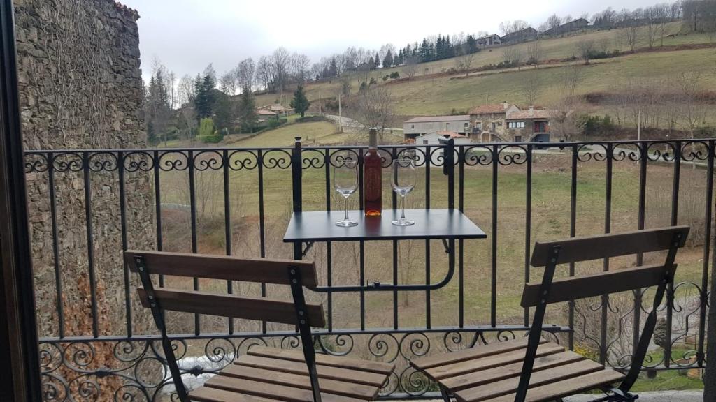 Balkón nebo terasa v ubytování Apartament BOIX de Molló Parc