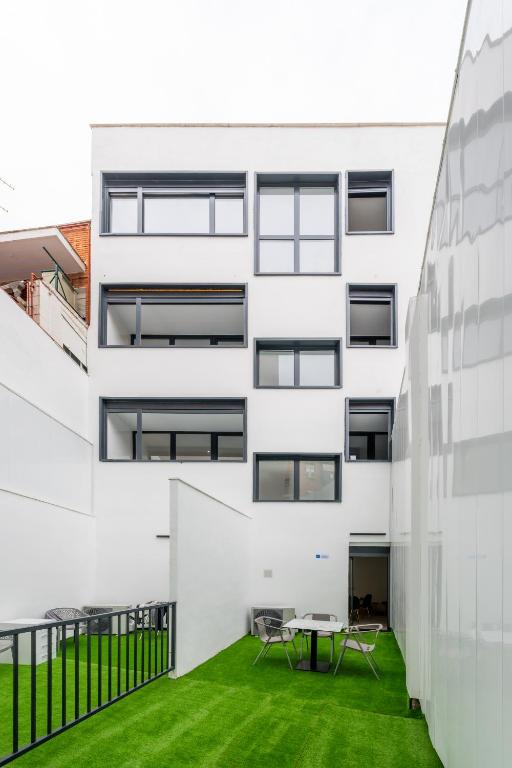 Budova, kde se aparthotel nachází