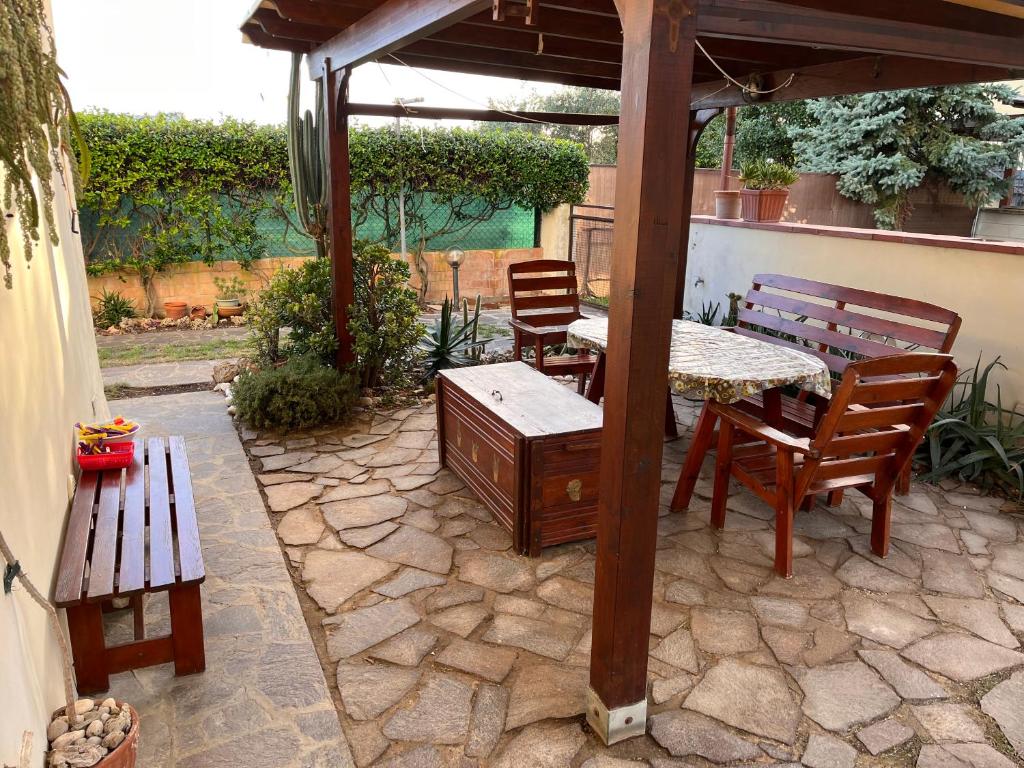 Patio nebo venkovní prostory v ubytování Casa Cactus