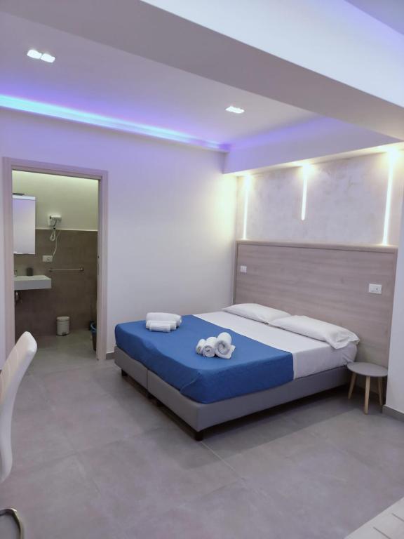 Postel nebo postele na pokoji v ubytování Bijou rooms