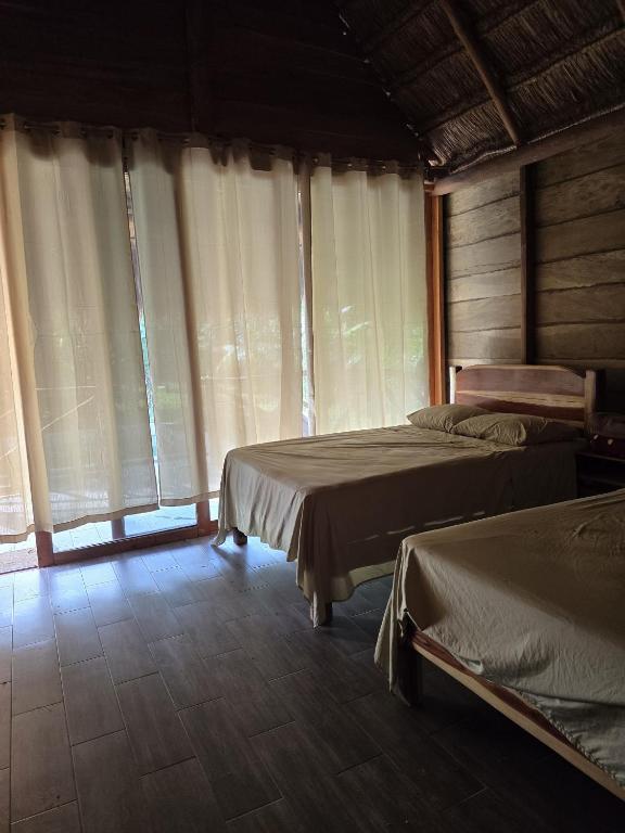 Postel nebo postele na pokoji v ubytování Aldea Turix