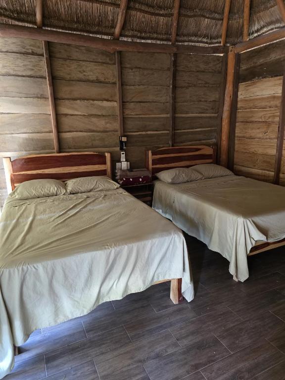 Postel nebo postele na pokoji v ubytování Aldea Turix
