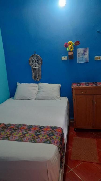 Postel nebo postele na pokoji v ubytování Casa Atrapasueños
