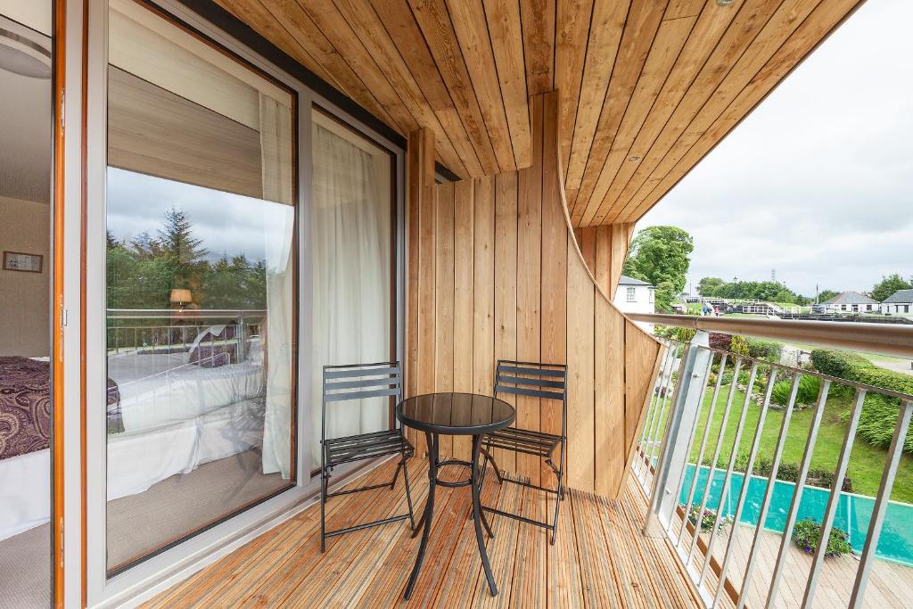 Balkón nebo terasa v ubytování Moorings Hotel