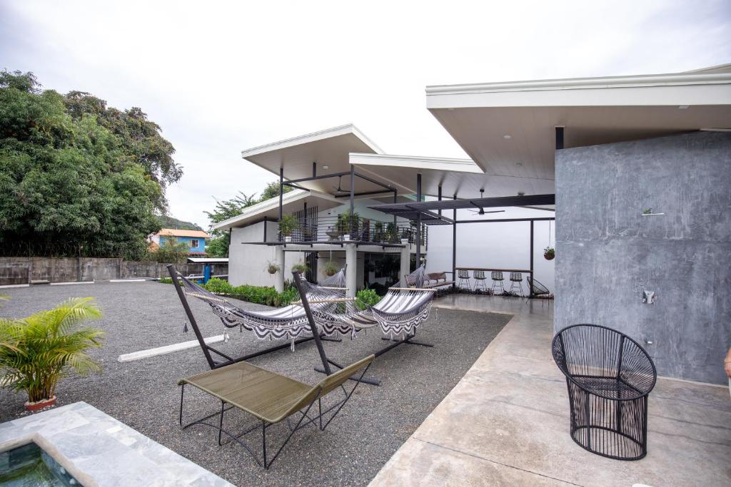 Patio nebo venkovní prostory v ubytování Nomad Living CR Tárcoles