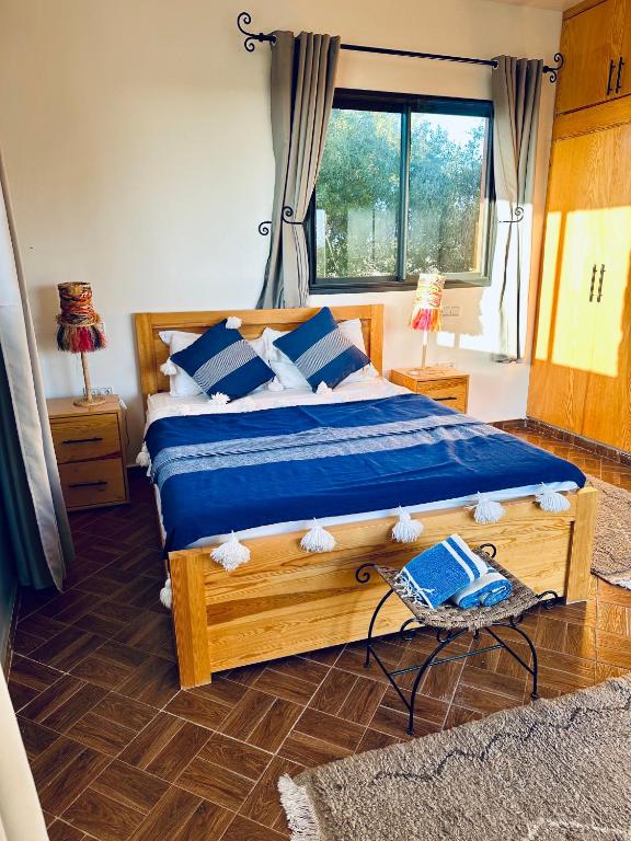 Postel nebo postele na pokoji v ubytování Villa azure