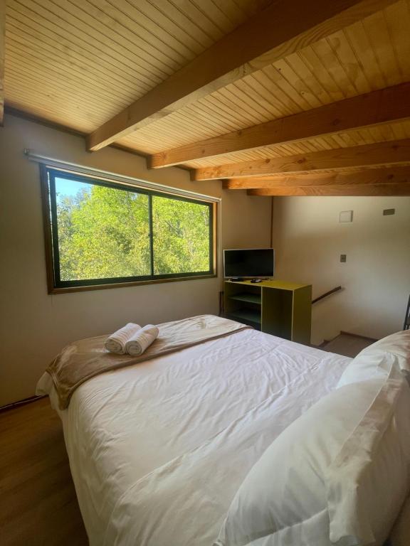 Postel nebo postele na pokoji v ubytování Pucura Eco Lodge