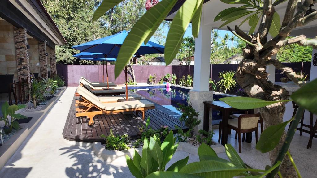 Κήπος έξω από το Relax Villas Gili Air