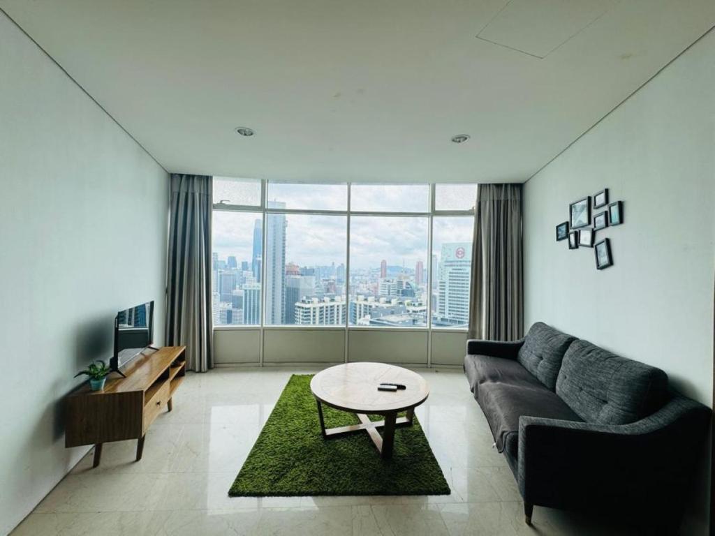 Posezení v ubytování Vortex Serviced Apartment KLCC By Elite Suites