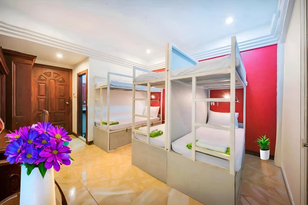 Posezení v ubytování VPlus Hotel