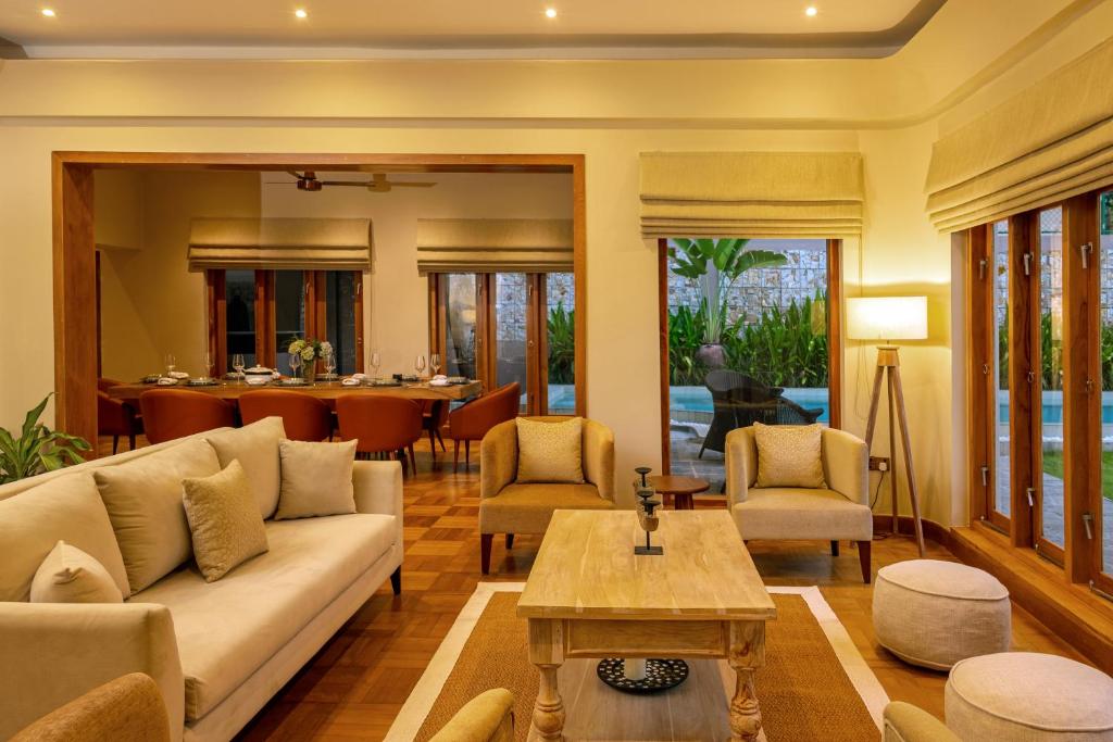 Posezení v ubytování Colombo Villa Collection