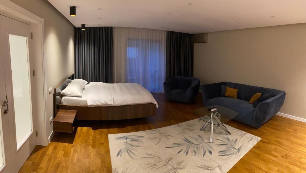Postel nebo postele na pokoji v ubytování Valivillas Studio & Apartaments