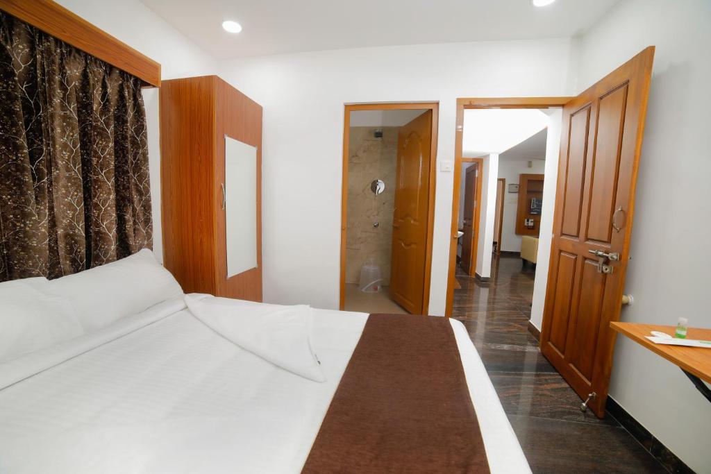 Postel nebo postele na pokoji v ubytování Mymoon service apartment
