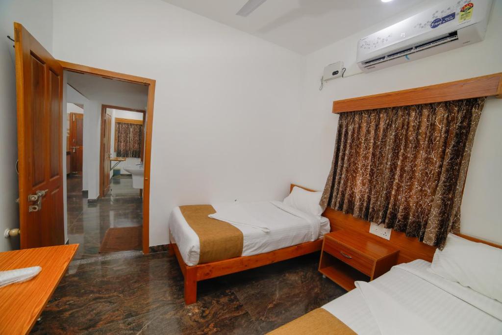 Postel nebo postele na pokoji v ubytování Mymoon service apartment