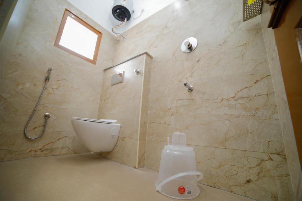 Koupelna v ubytování Mymoon service apartment