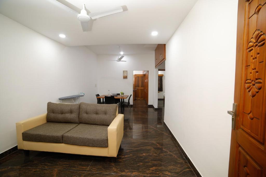 Posezení v ubytování Mymoon service apartment