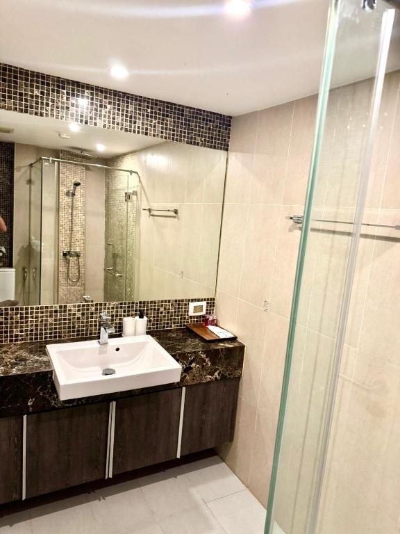Koupelna v ubytování Centara Pattaya Apartment