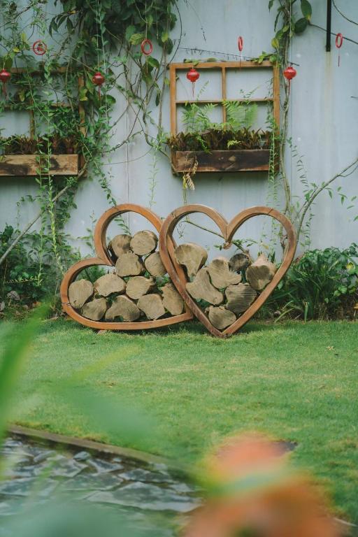 Zahrada ubytování Bến Đò Xưa Homestay & Coffee