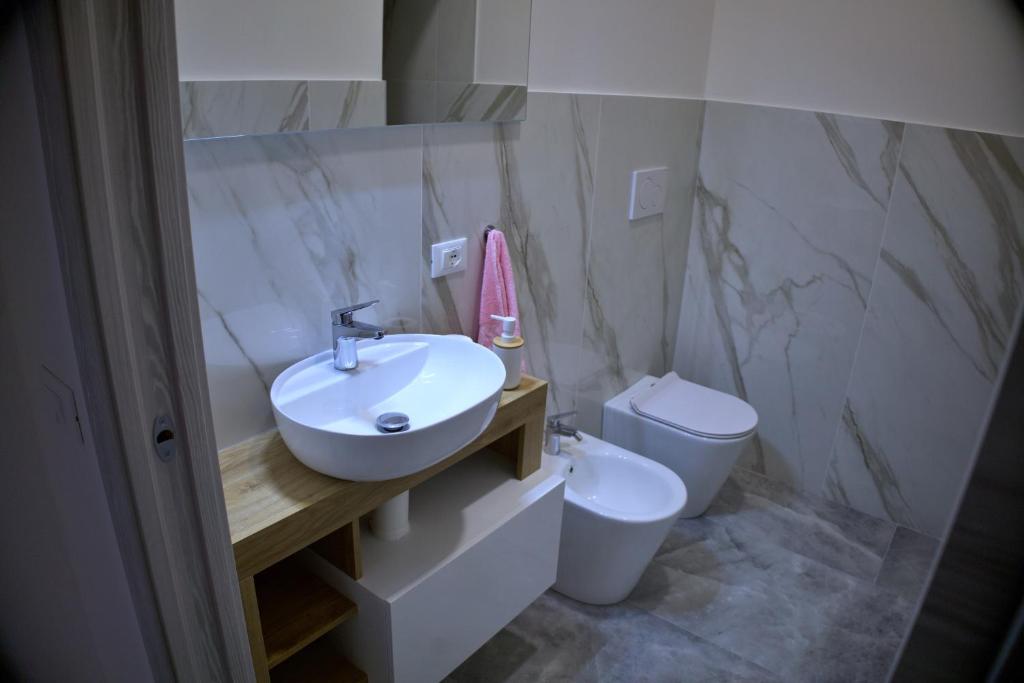 Koupelna v ubytování B&B IlTempio