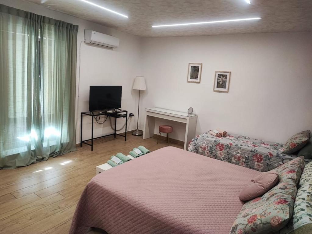 TV a/nebo společenská místnost v ubytování DN Holiday House