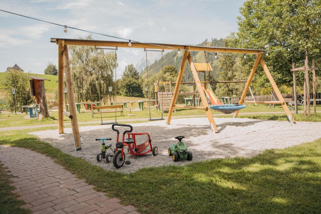 Herní místnost nebo prostor pro děti v ubytování Puttererseehof