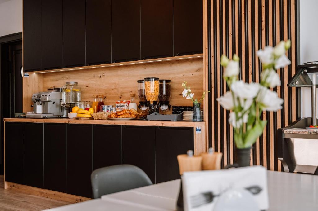 Kuchyň nebo kuchyňský kout v ubytování Motel Oasis