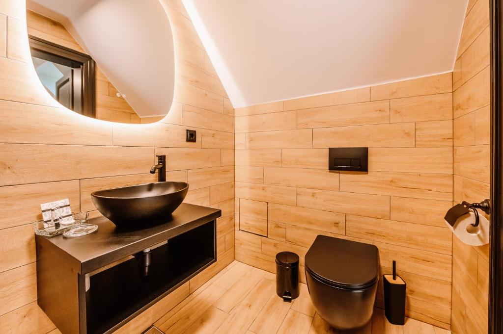 Koupelna v ubytování Motel Oasis