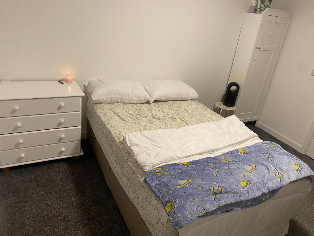 Postel nebo postele na pokoji v ubytování Havens pace