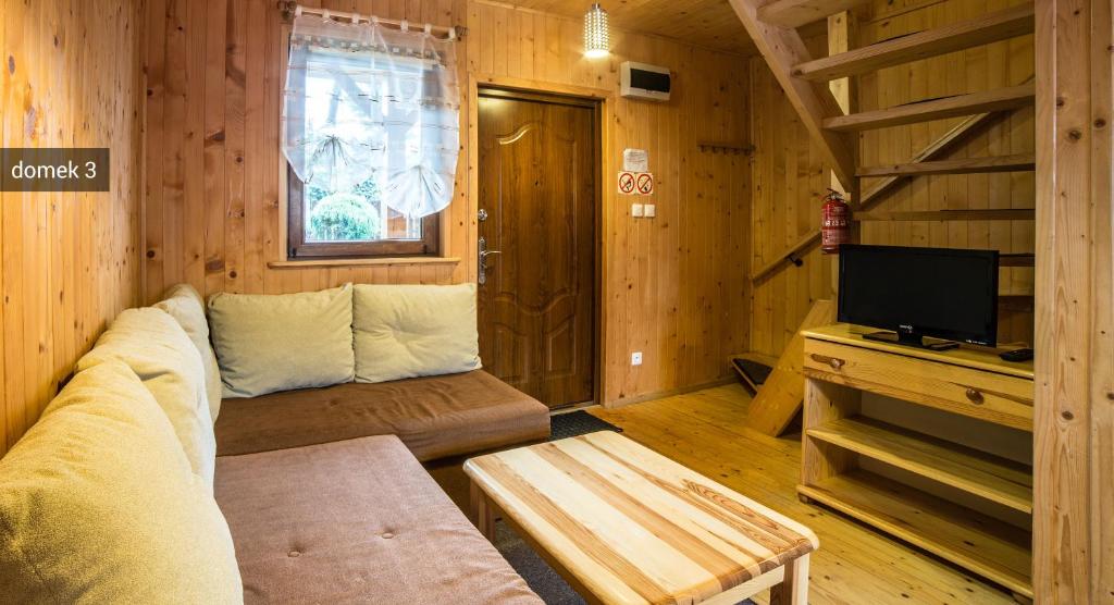 TV a/nebo společenská místnost v ubytování Pokoje Gościnne West