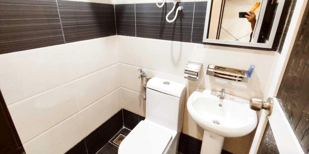 Koupelna v ubytování ABA Hotel Kuching Sarawak