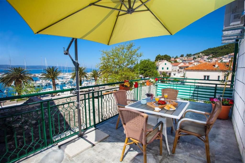 Balkón alebo terasa v ubytovaní Apartment Rilka