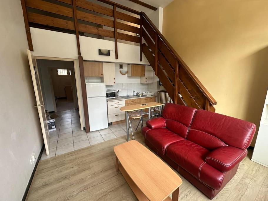 Η κουζίνα ή μικρή κουζίνα στο Appartement Quais de Grenoble