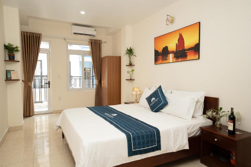 Postel nebo postele na pokoji v ubytování mountainperl hotel 2