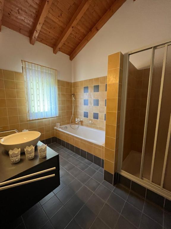 Koupelna v ubytování casa MIRO'
