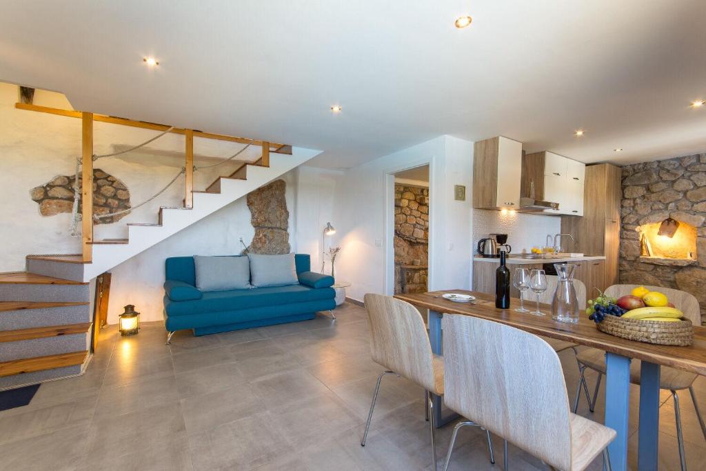 Kuchyň nebo kuchyňský kout v ubytování House Stone
