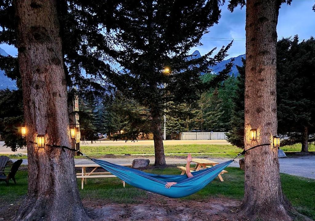 Zahrada ubytování Rundle Mountain Lodge