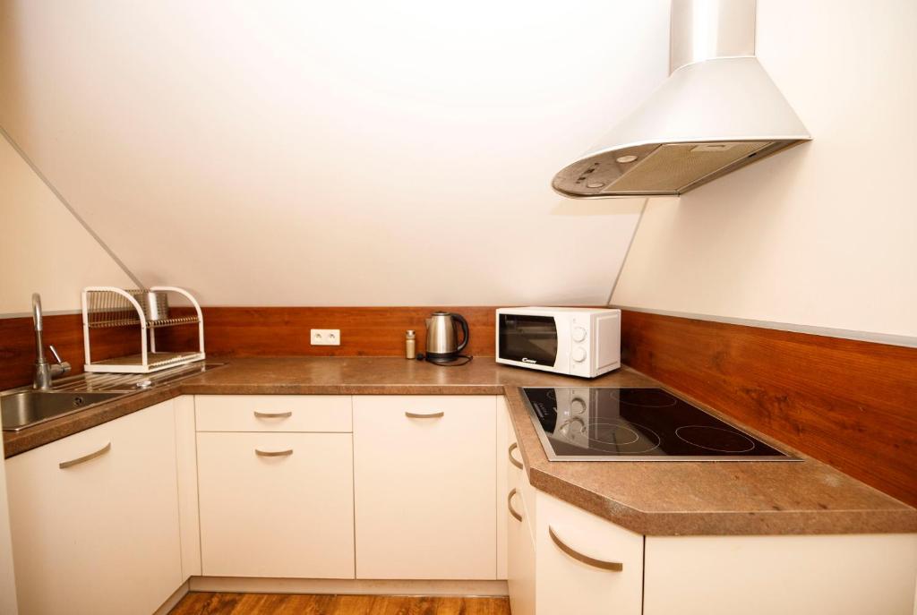 Kuchyňa alebo kuchynka v ubytovaní Apartamenty Silva Szklarska Poręba