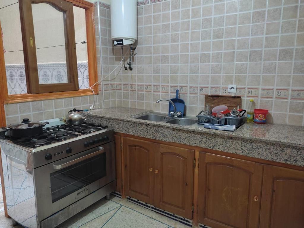 Kuchyň nebo kuchyňský kout v ubytování Belle vue 3