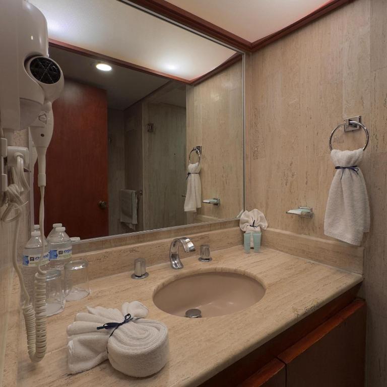 Koupelna v ubytování Hotel El Paraiso