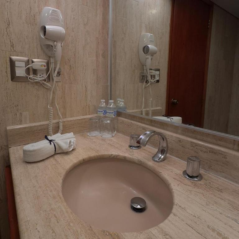 Koupelna v ubytování Hotel El Paraiso
